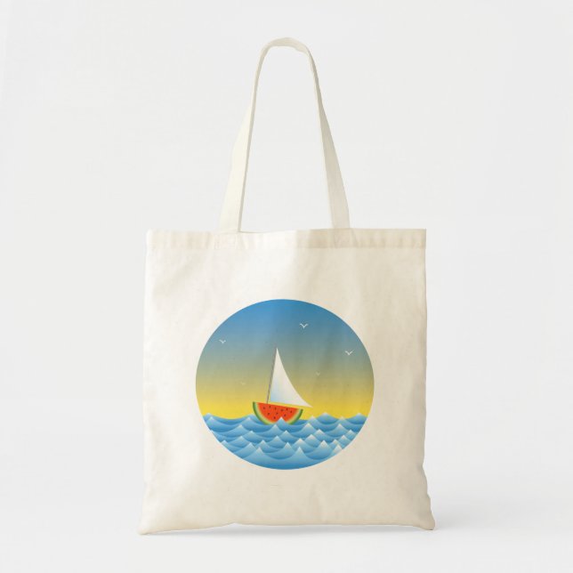 Bolso De Tela Vela de la sandía (Frente)