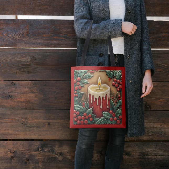 Bolso De Tela Vela de Navidades rojos (Subido por el creador)