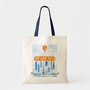 Bolso De Tela Velas colgantes de Hannukah