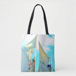 Bolso De Tela velas del schooner