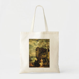 Bolso De Tela Velázquez: San Antonio Abad y San Pablo ermitaño
