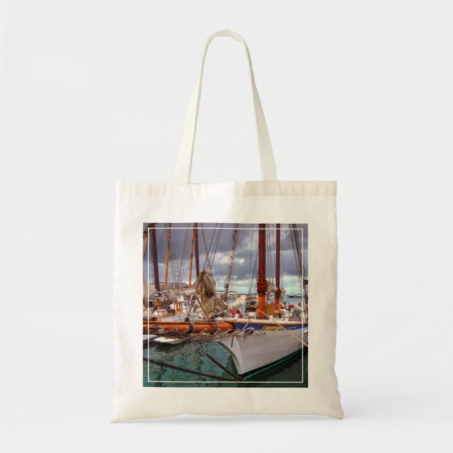 Bolso De Tela Veleros Morred en Key West (Frente)