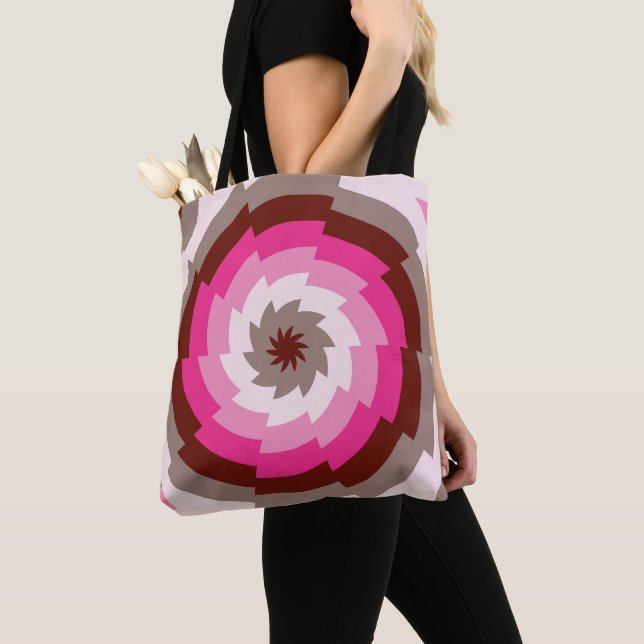 Bolso De Tela Velvet Swirl Fusion (Detalle)