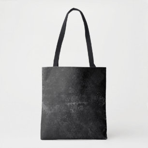 Bolso De Tela Velvety Onyx Damask Black Vampy Grunge Baroque