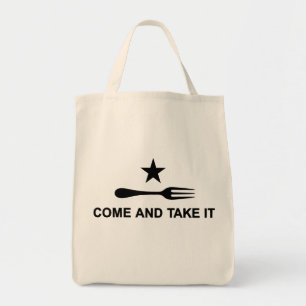 Bolso De Tela Ven y tómalo