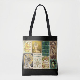 Bolso De Tela Venado publicitario de Art Nouveau para mujeres