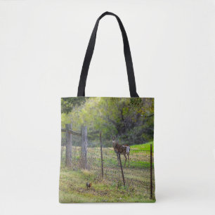 Bolso De Tela Venado Y Un Paintero De Ardilla
