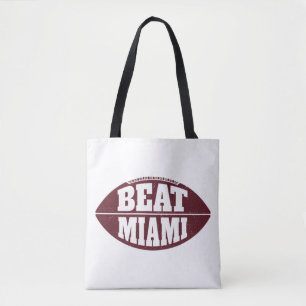 Bolso De Tela Vence a Miami Vintage Aggie Fútbol Día de Partido 
