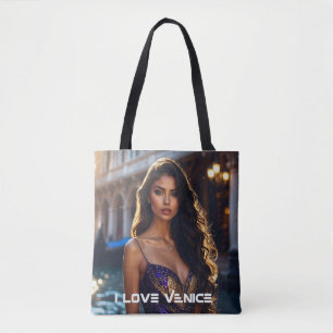 BOLSO DE TELA VENECIA - AMO VENECIA