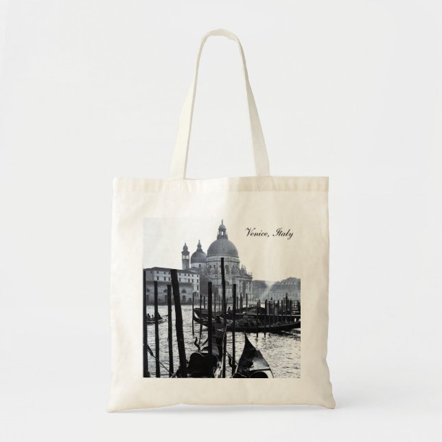 Bolso De Tela Venecia, arquitectura, góndolas n.º 2 (Bolsa Tote) (Frente)