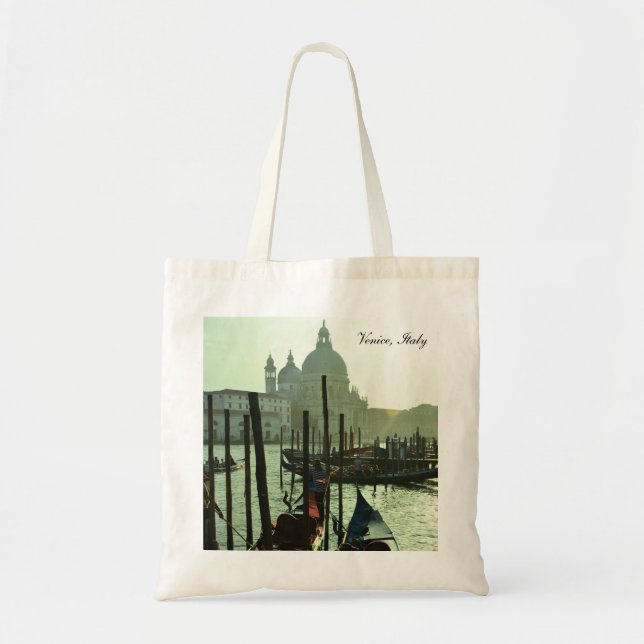 Bolso De Tela Venecia, arquitectura, góndolas n.º 3 (Bolsa Tote) (Frente)