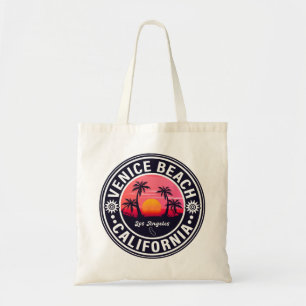 Bolso De Tela Venecia Beach California Retro Sunset Souvenirs 80