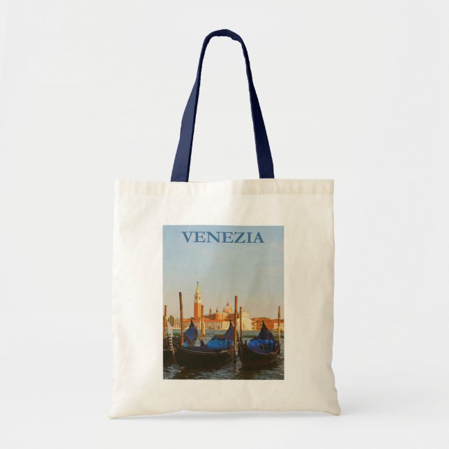 Bolso De Tela Venecia Italia (Frente)