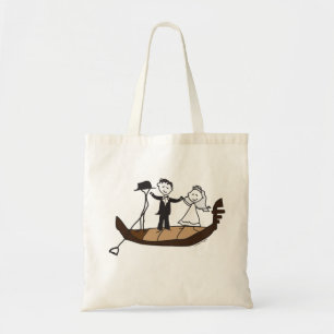 Bolso De Tela Venecia Novia y Groom