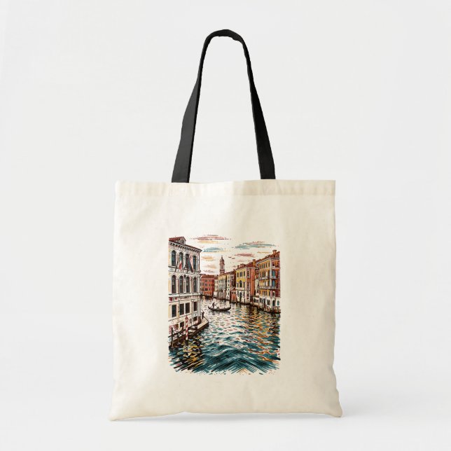 Bolso De Tela Venice (Frente)