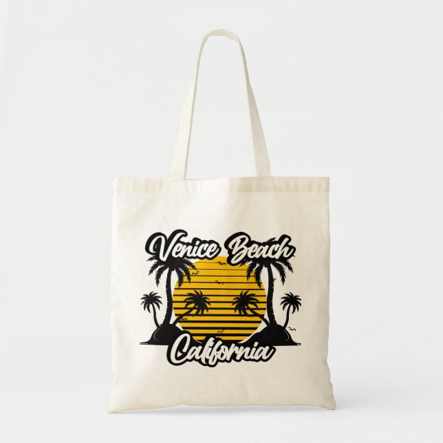 Bolso De Tela Venice Beach California (Frente)
