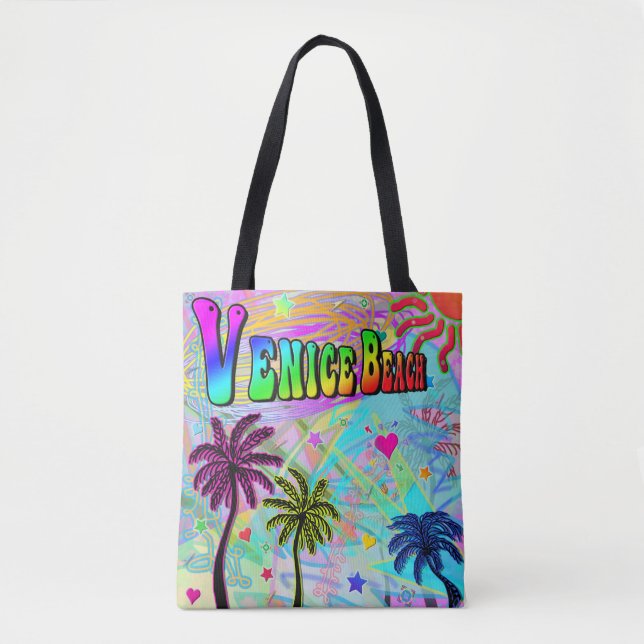 Bolso De Tela Venice Beach Vivid Romance Tote Bag (Anverso)