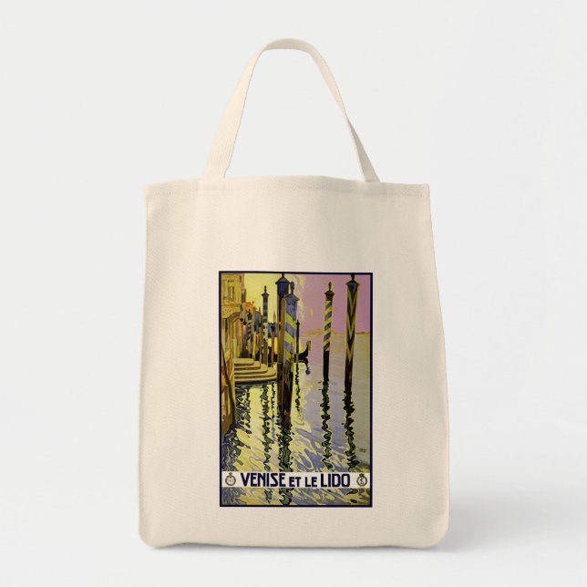 Bolso De Tela Venice et le Lido (Frente)