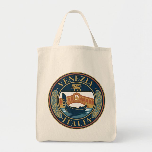 Bolso De Tela Venice Italy (Frente)