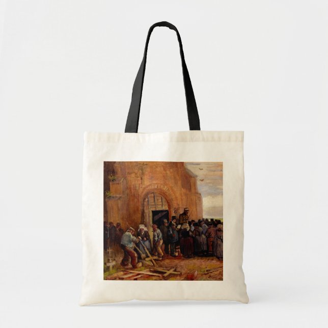 Bolso De Tela Venta de chatarra de edificios por Vincent van Gog (Frente)