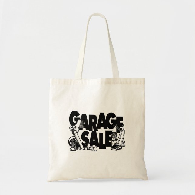 Bolso De Tela Venta de garaje (Frente)