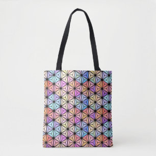 Bolso De Tela Ventana de vidrio multicolor