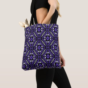 Bolso De Tela Ventanas en azul......