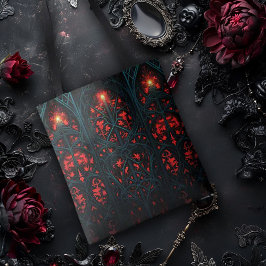 Bolso De Tela Ventanilla De Vidrio Manchado Gótico