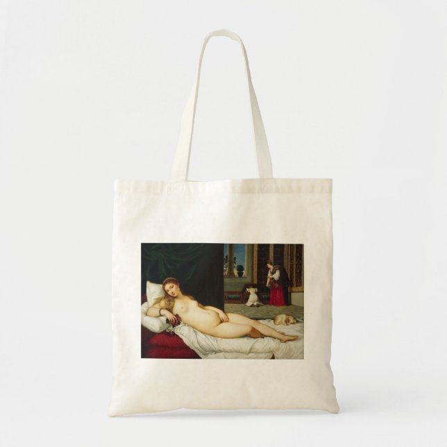 Bolso De Tela Venus de Urbino por Tiziano (Frente)