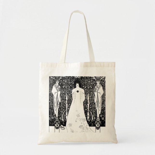 Bolso De Tela Venus entre dioses de Aubrey Beardsley - HD (Frente)