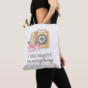Bolso De Tela Veo Belleza En Todo El Fotógrafo Toque Bag