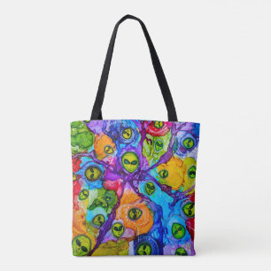 Bolso De Tela Veo Extranjeros