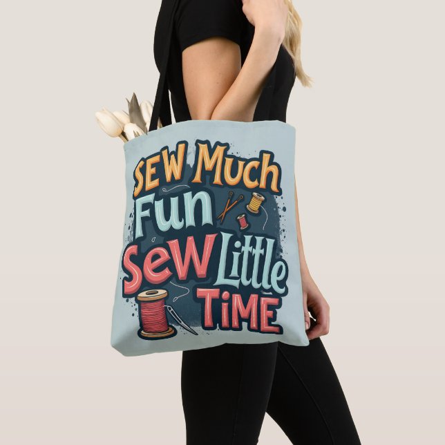 Bolso De Tela Ver arte retro muy divertido (Detalle)