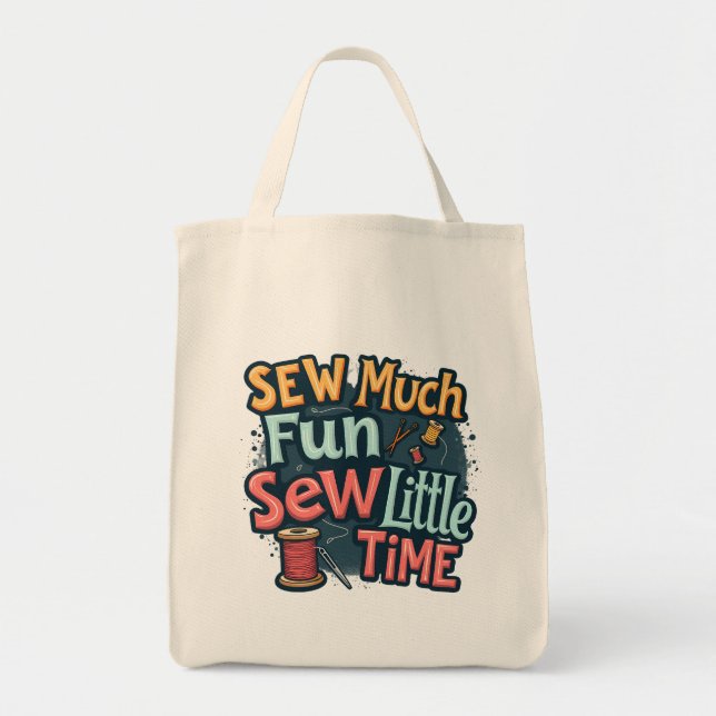 Bolso De Tela Ver arte retro muy divertido (Frente)