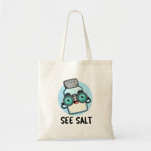 Bolso De Tela Ver Salt Funny Sea Salt Pun