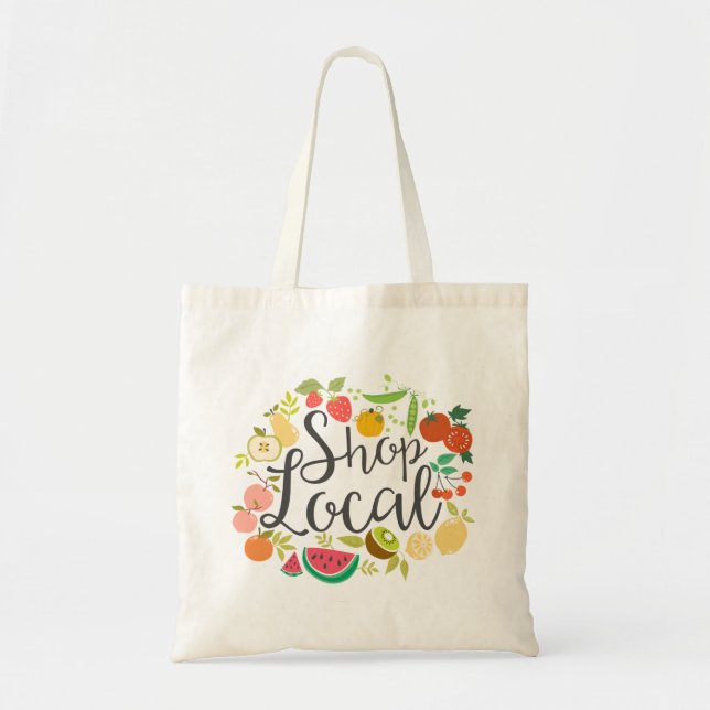 Bolso De Tela Ver Tote local (Frente)