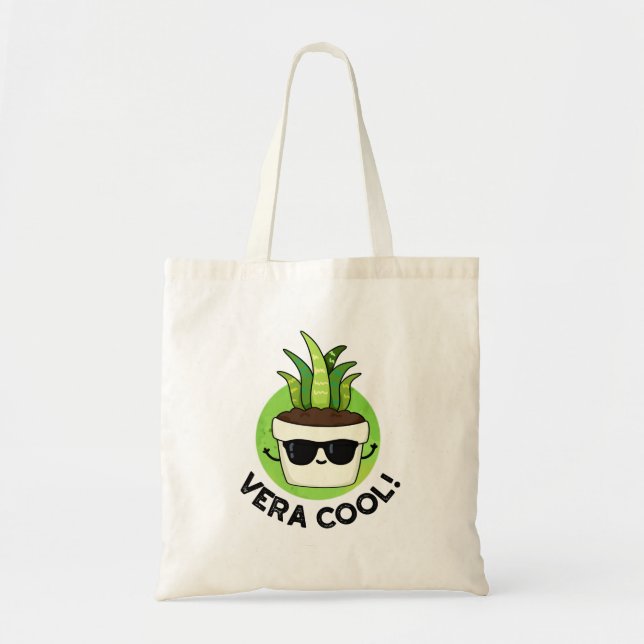 Bolso De Tela Vera Guay Funny Aloe Vera Pun (Frente)