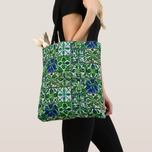 Bolso De Tela Veranda Verde