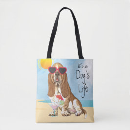 Bolso De Tela Verano Basset Hound
