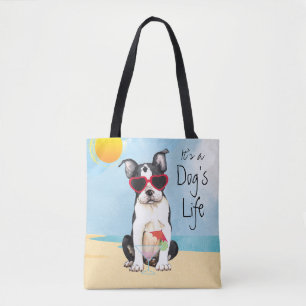 Bolso De Tela Verano Boston Terrier