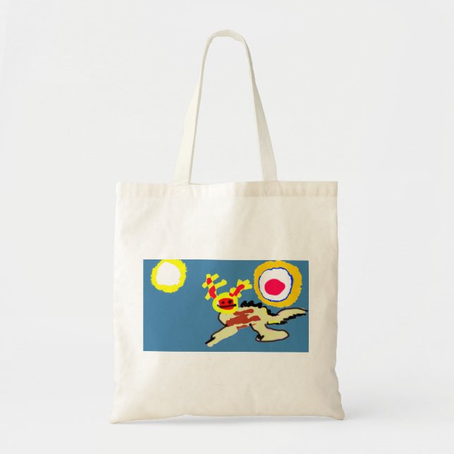 Bolso De Tela Verano de ajolote  (Frente)
