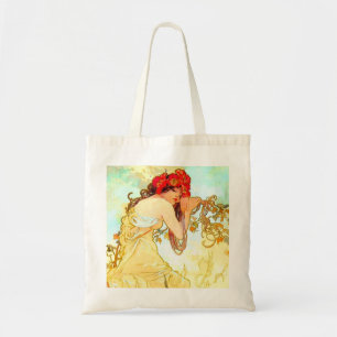 Bolso De Tela Verano de Art Nouveau de Alphonse Mucha