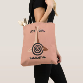 Bolso De Tela Verano de Chica Caliente Melocotón Personalizable 