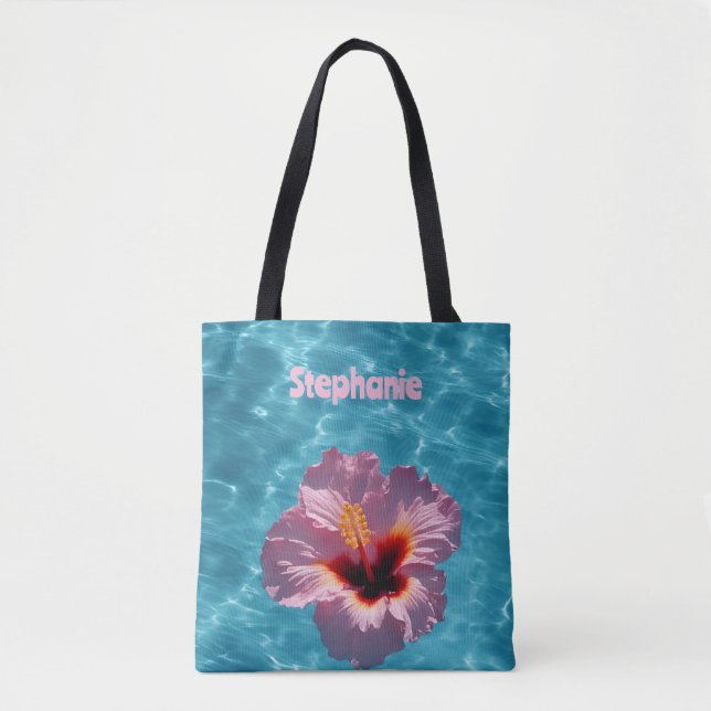Bolso De Tela Verano de Hibiscus (Anverso)