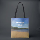 Bolso De Tela Verano de la isla Jomalig<br><div class="desc">Obtén esa onda de calor y vibración de verano con esta linda y fresca bolsa de tetas con la arena dorada de la isla de Jomalig,  Filipinas.</div>