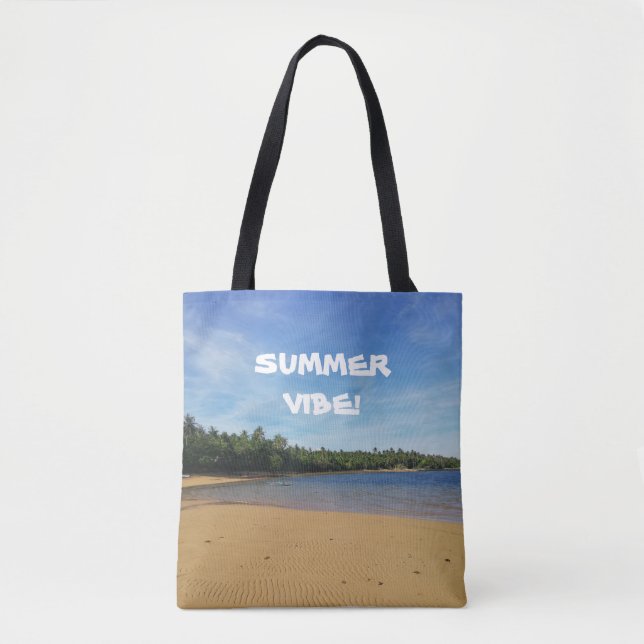 Bolso De Tela Verano de la isla Jomalig (Anverso)