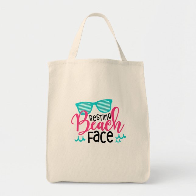 Bolso De Tela Verano de reclinación divertido del diseño de la (Frente)