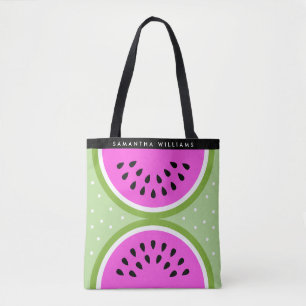 Bolso De Tela Verano de sandía en rodajas personalizado