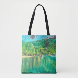 Bolso De Tela "Verano del lago Ruth" por Larsen ambarino