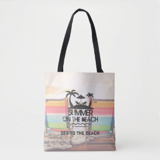 Bolso De Tela Verano en la playa | Personalizado